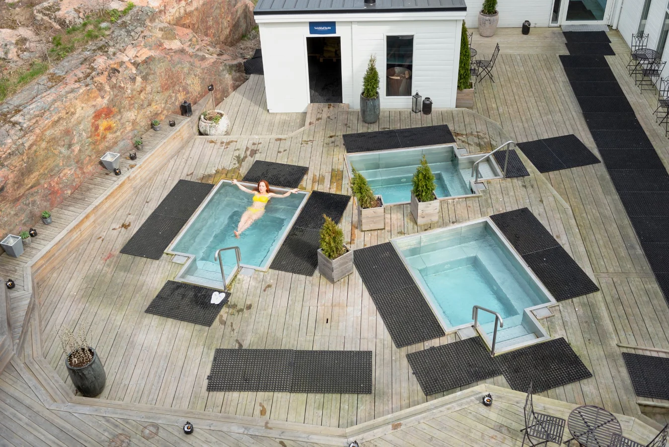 Saunaworld på Hotell Havsbaden i Grisslehamn